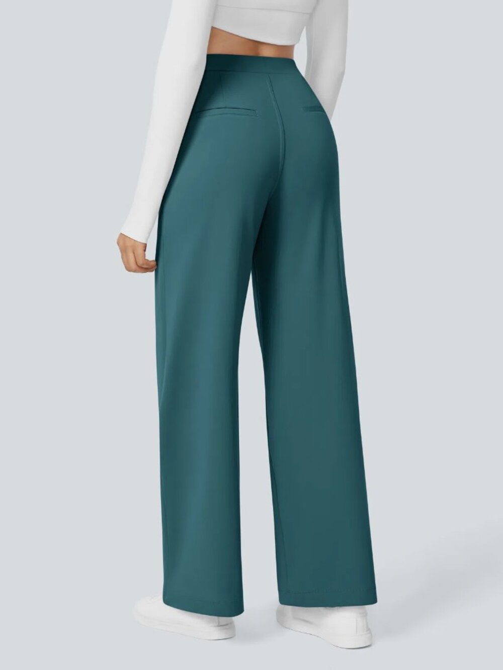 Halara Small Flex DayStretch High Waisted Pocket Straight Leg Work Pants 50% off